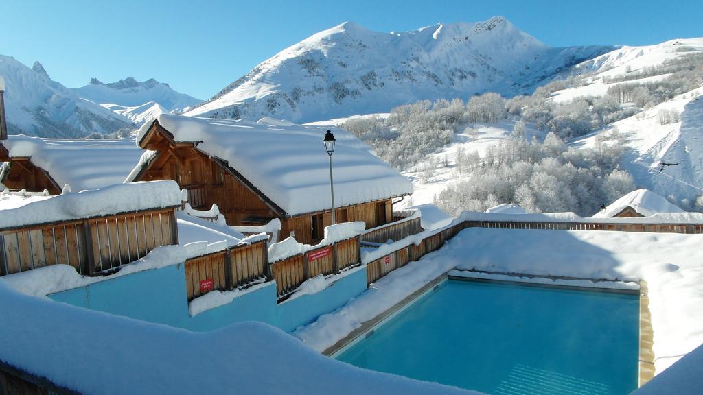 Residence Goelia Les Chalets Des Ecourts Saint-Jean-d'Arves Luaran gambar