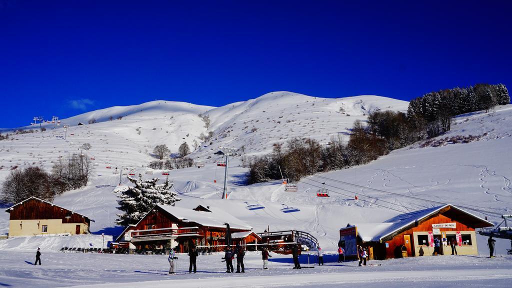Residence Goelia Les Chalets Des Ecourts Saint-Jean-d'Arves Luaran gambar